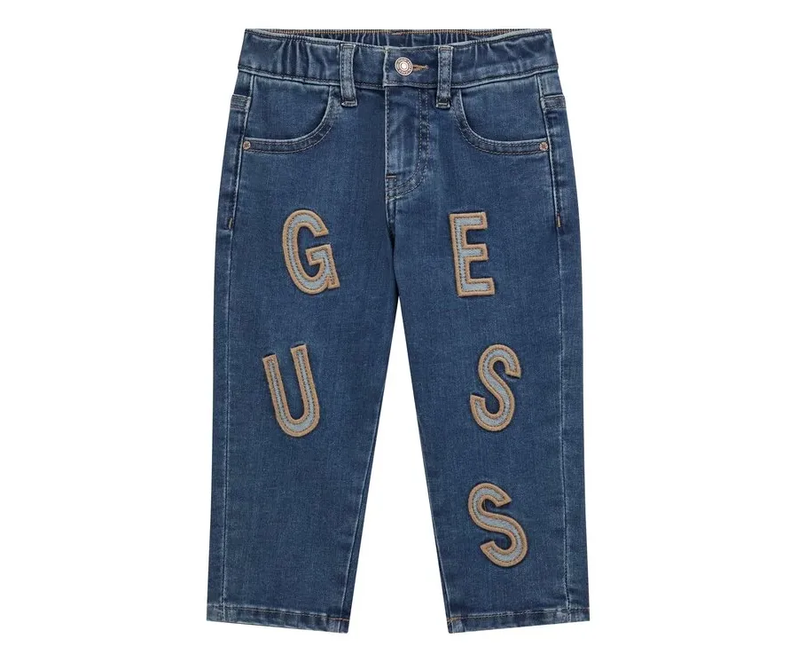 obrazek 1 Guess Jeansy N5YA04 D4CA0 Niebieski Regular Fit