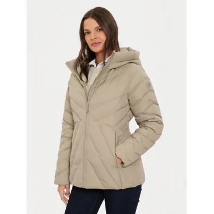 Zdjęcie Tommy Hilfiger Kurtka puchowa Chevron WW0WW42623 Beżowy Regular Fit