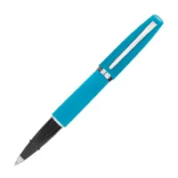 Picture Turquoise Italian ballpoint pen from the Style Velvet - Aurora collection
