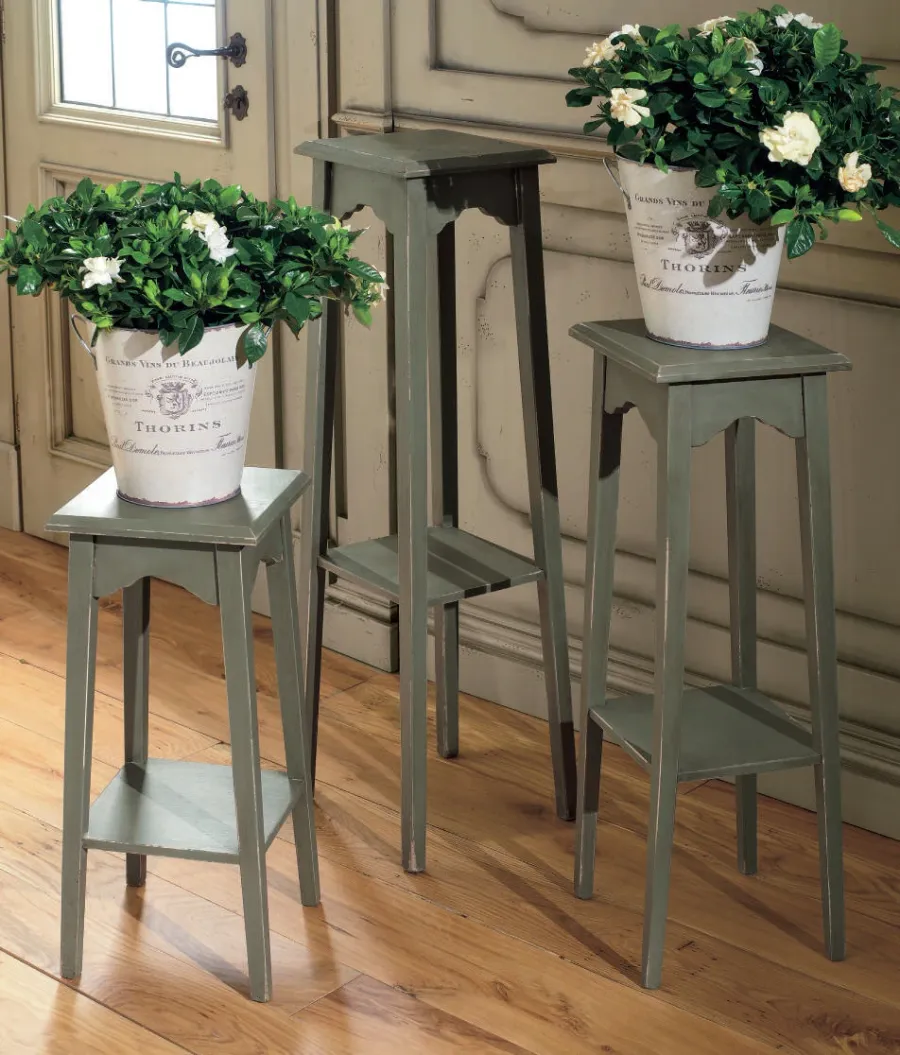 obrazek 1 Stylowe stoliki kwiatowe w stylu prowansalskim 3szt - Interiors Italia