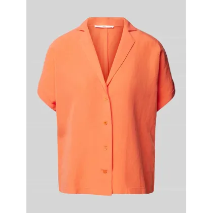 Zdjęcie Bluzka koszulowa z mieszanki lyocellu i lnu z kołnierzem z połami