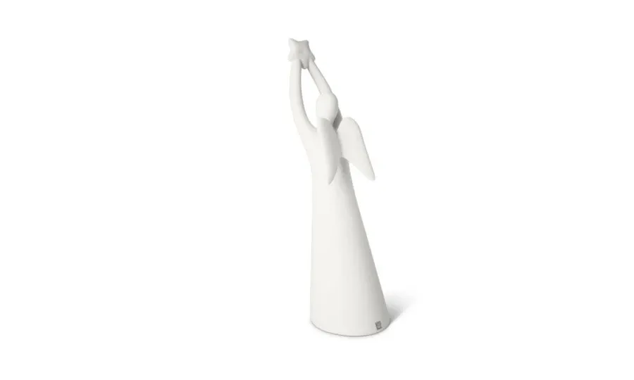 obrazek 3 Ceramiczna figurka anioła z gwiazdą