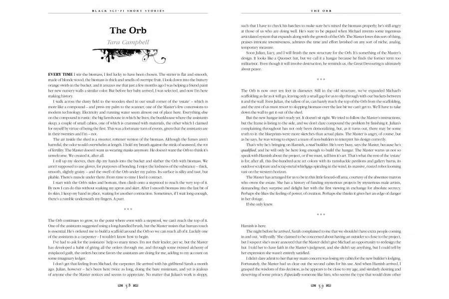 obrazek 4 Książka Czarne opowiadania science fiction - Flame Tree Publishing