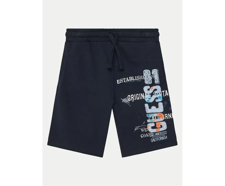 obrazek 1 Guess Szorty materiałowe L5GD06 KA6R4 Niebieski Regular Fit