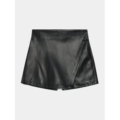 Zdjęcie Guess Szorty z imitacji skóry J4RD04 WE8D0 Czarny Regular Fit