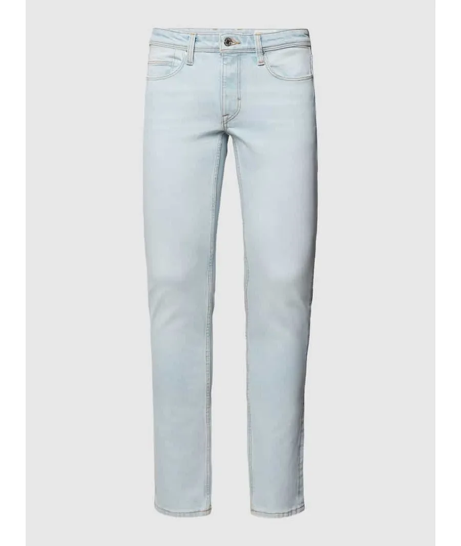 obrazek 1 Jeansy o kroju tapered fit z 5 kieszeniami