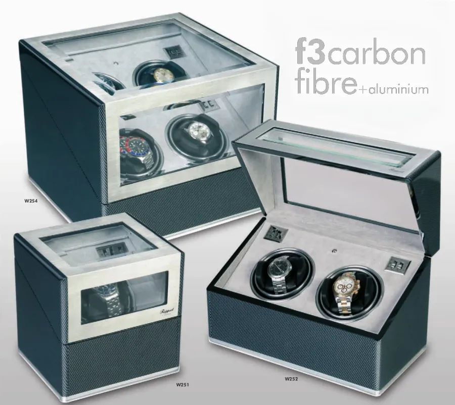 obrazek 3 Rotomat na 4 zegarki F3 Carbon Fibre + Aluminium Quad W254