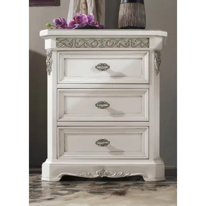 Zdjęcie Ekskluzywny włoski stolik nocny w stylu renesansowym do sypialni