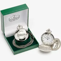 Picture Elegant men's pocket watch made of pewter