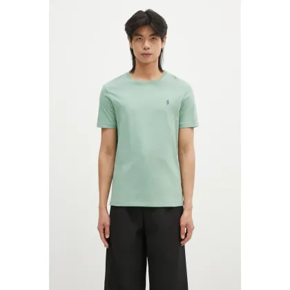 Zdjęcie Polo Ralph Lauren t-shirt bawełniany kolor zielony 710671438
