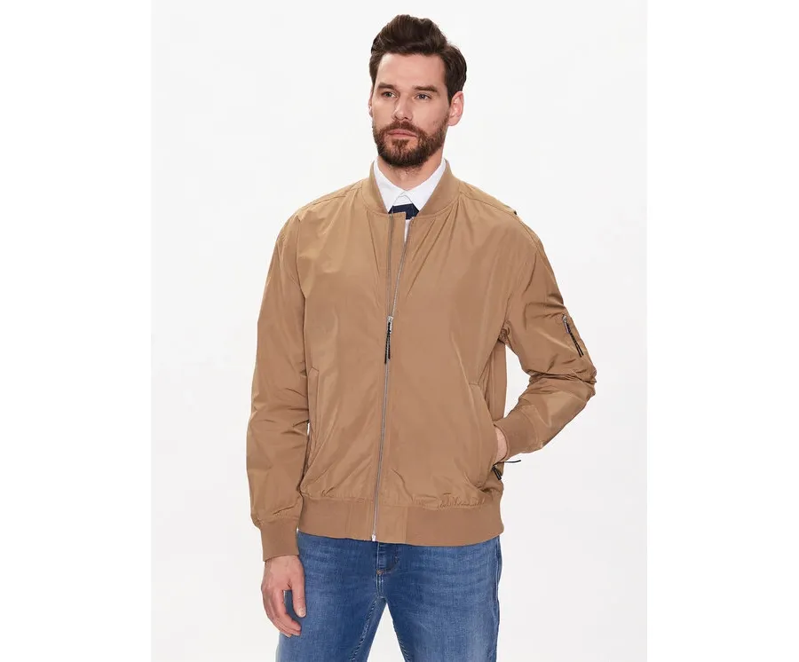 obrazek 1 Lindbergh Kurtka bomber 30-321000 Brązowy Regular Fit