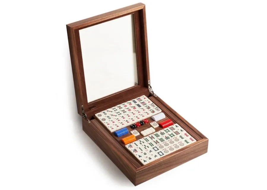obrazek 2 Mahjong w pudełku z orzecha - Agresti