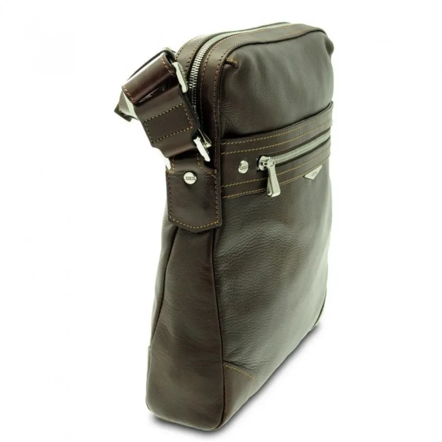 obrazek 2 Skórzana męska torba na ramię - Giudi