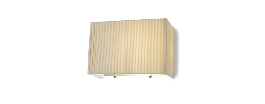 obrazek 1 Designerska lampa z tkaniny wykończona polerowanym chromem