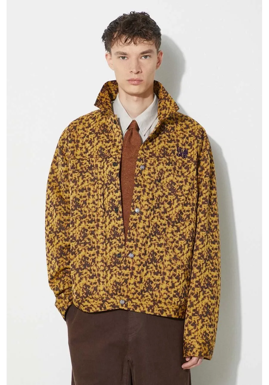 obrazek 1 Needles kurtka koszulowa Penny Jean Jacket kolor żółty przejściowa NS240