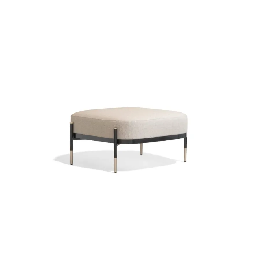 obrazek 1 Prestiżowa włoska pufa do salonu lub sypialni w stylu modernistycznym