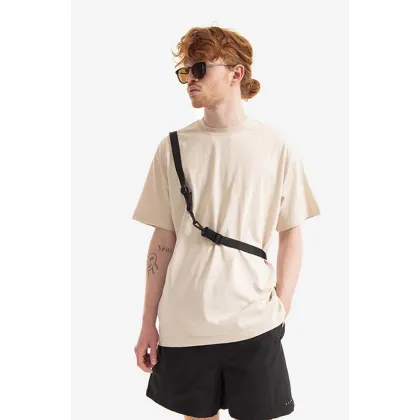 Zdjęcie STAMPD t-shirt bawełniany kolor beżowy gładki SLA.M2823TE-SND