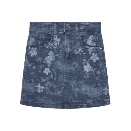 Zdjęcie Guess Spódnica jeansowa J5GD06 D52V0 Granatowy Regular Fit