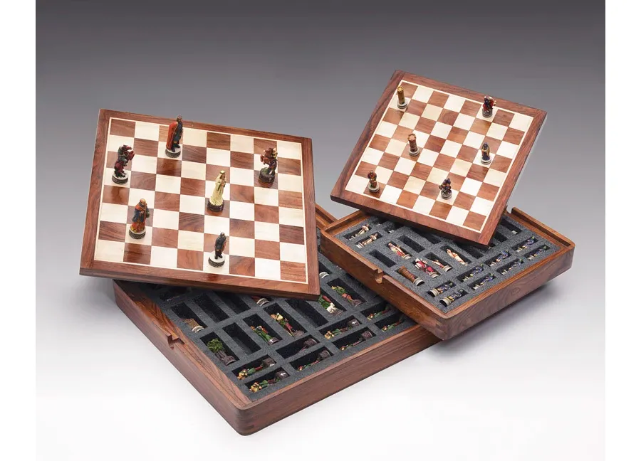 obrazek 1 Zestaw szachowy Waterloo - magnetyczny G1220+R70947MAG