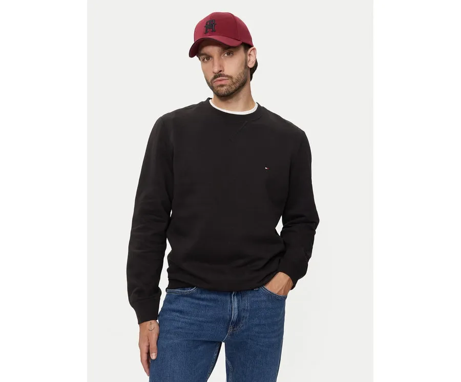 obrazek 1 Tommy Hilfiger Bluza Essential MW0MW37232 Czarny Regular Fit