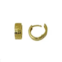 Picture Versace hoop earrings, 5 mm wide. diameter 10mm.