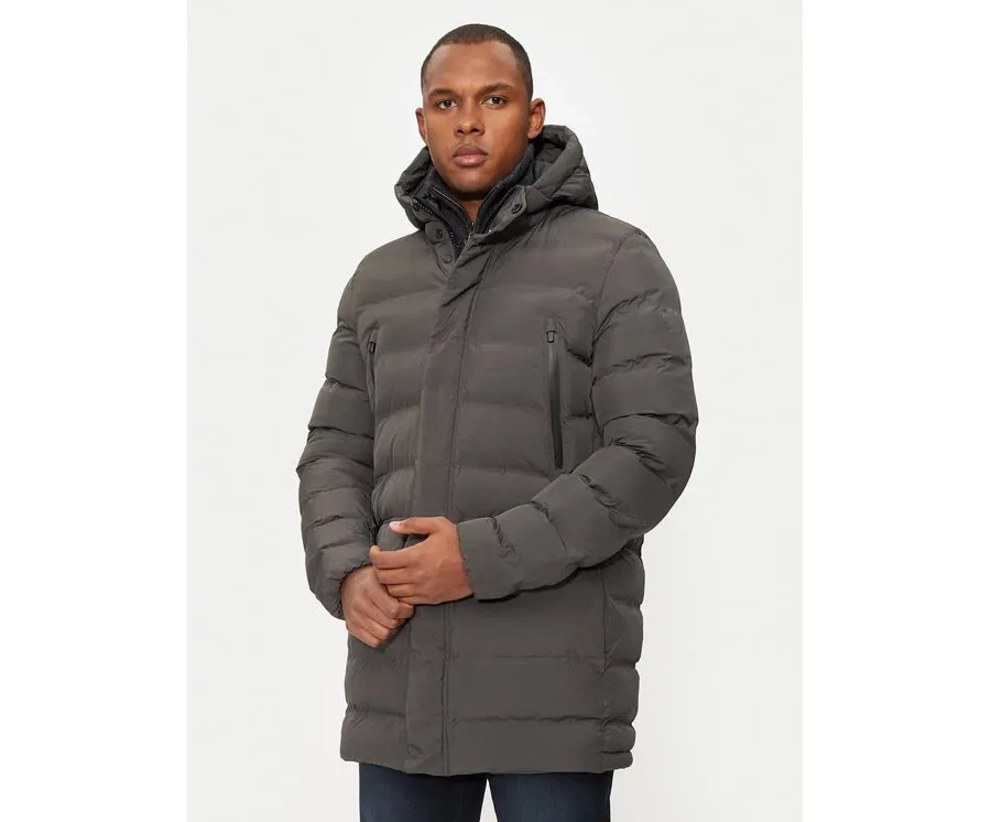 obrazek 1 Geox Kurtka zimowa M4628L T3128 F9821 Szary Regular Fit