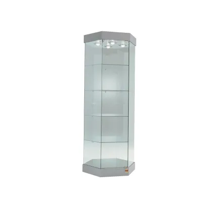 Picture Exclusive display cabinet – a post with a hexagonal base