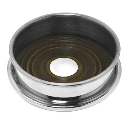 Zdjęcie Luksusowa podstawka na wino z cyny i drewnianą wkładką