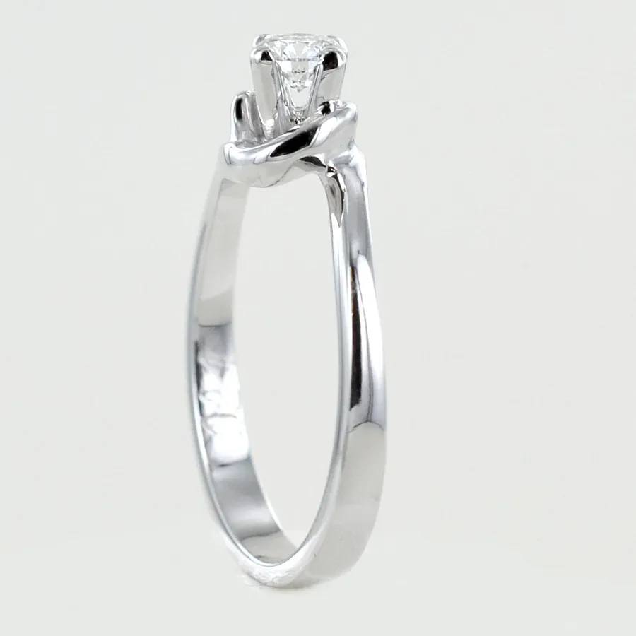 obrazek 7 Wyjątkowy pierścionek Solitaire z brylantem 0,24 ct