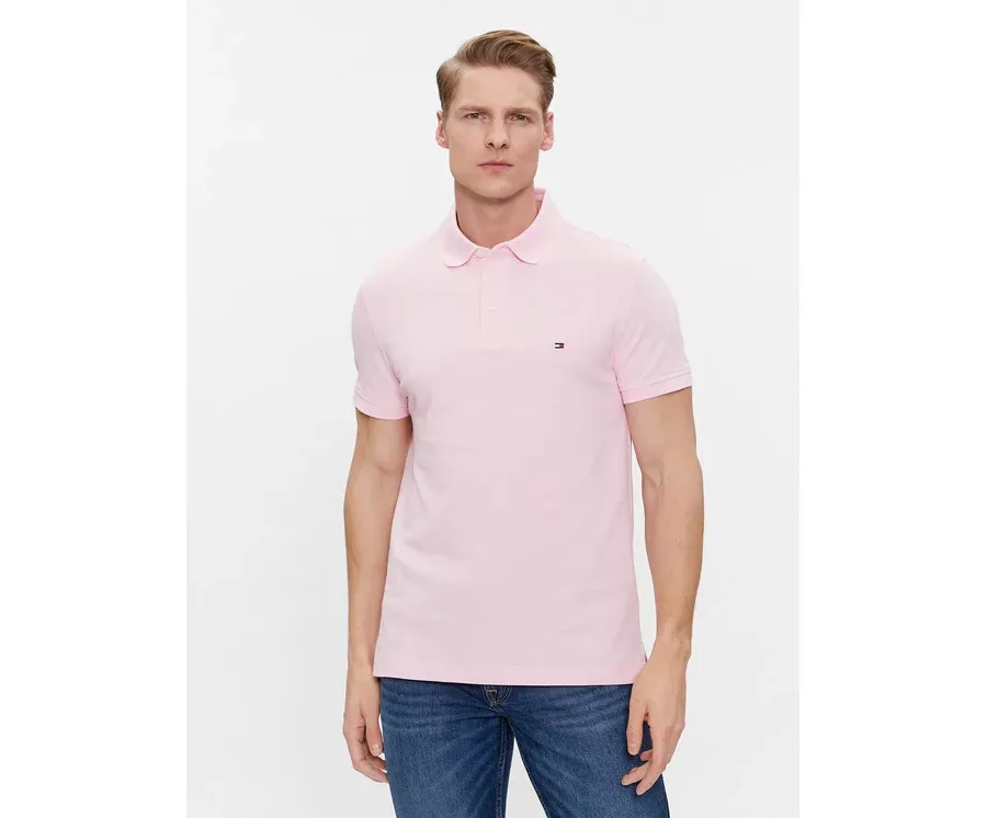 obrazek 1 Tommy Hilfiger Polo 1985 MW0MW17771 Różowy Slim Fit