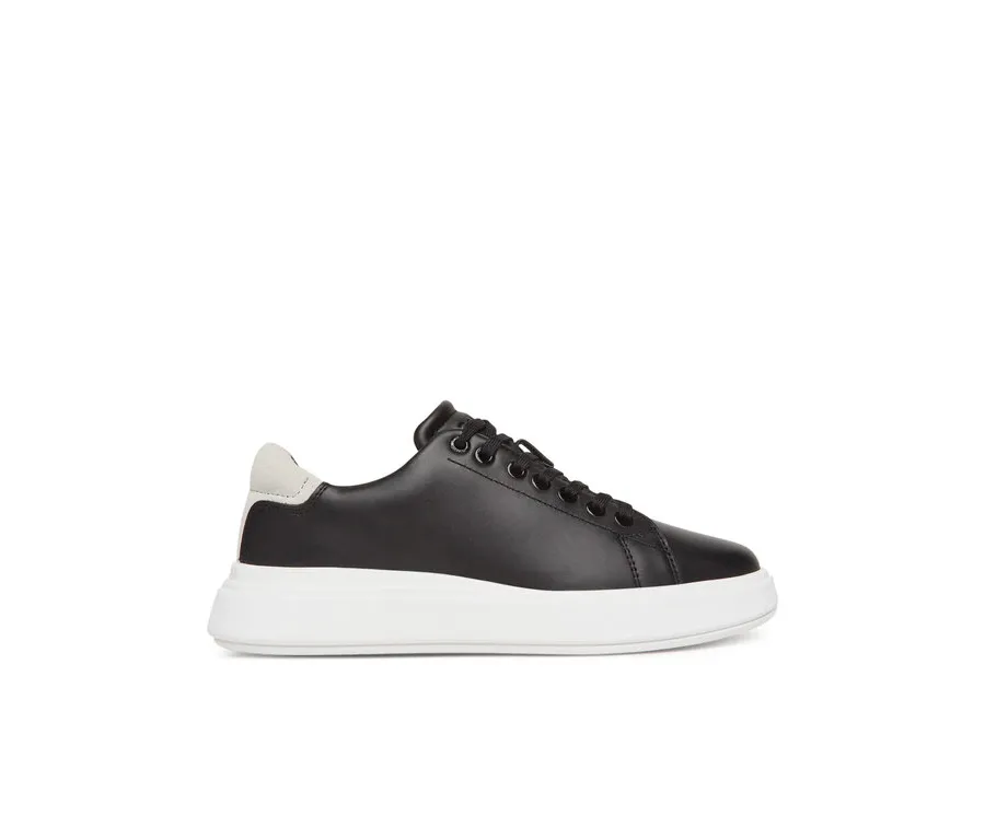 obrazek 1 Calvin Klein Sneakersy Cupsole Lace Up - Suede Bt HW0HW02404 Czarny