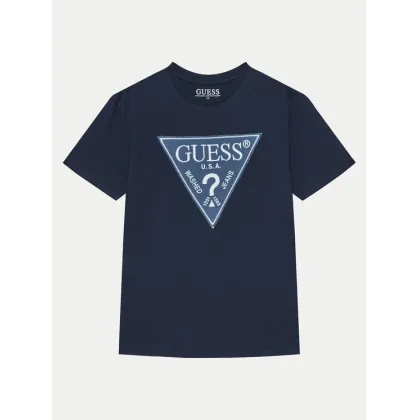 Zdjęcie Guess T-Shirt L5RI14 K8HM4 Granatowy Regular Fit