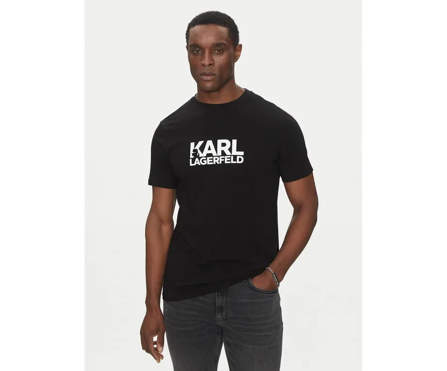 obrazek 1 KARL LAGERFELD T-Shirt 755087 552235 Czarny Regular Fit