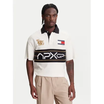 Zdjęcie Tommy Hilfiger Polo F1 Movie Race Day MW0MW41393 Écru Relaxed Fit