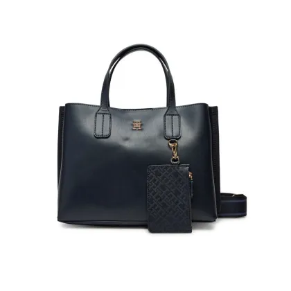 Zdjęcie Tommy Hilfiger Torebka Th Distinct Mini Tote AW0AW17192 Granatowy