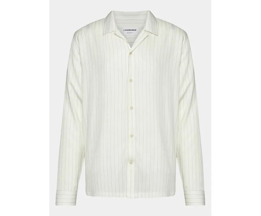 obrazek 1 Lindbergh Koszula 30-203532 Biały Relaxed Fit