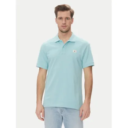 Zdjęcie Calvin Klein Jeans Polo J30J327040 Błękitny Regular Fit