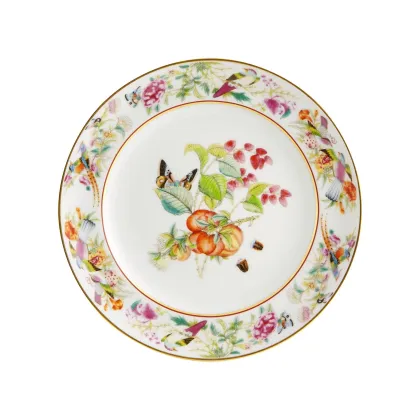 Zdjęcie Porcelanowy talerz deserowy Brzoskwinia z unikatowej roślinnej kolekcji Paço Real - Vista Alegre