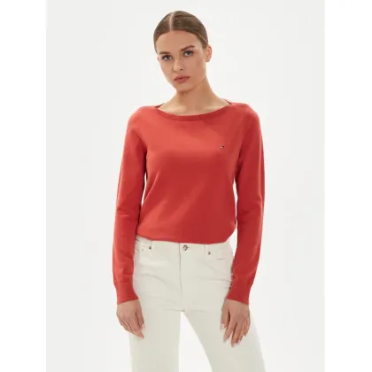 Zdjęcie Tommy Hilfiger Sweter WW0WW40099 Czerwony Regular Fit