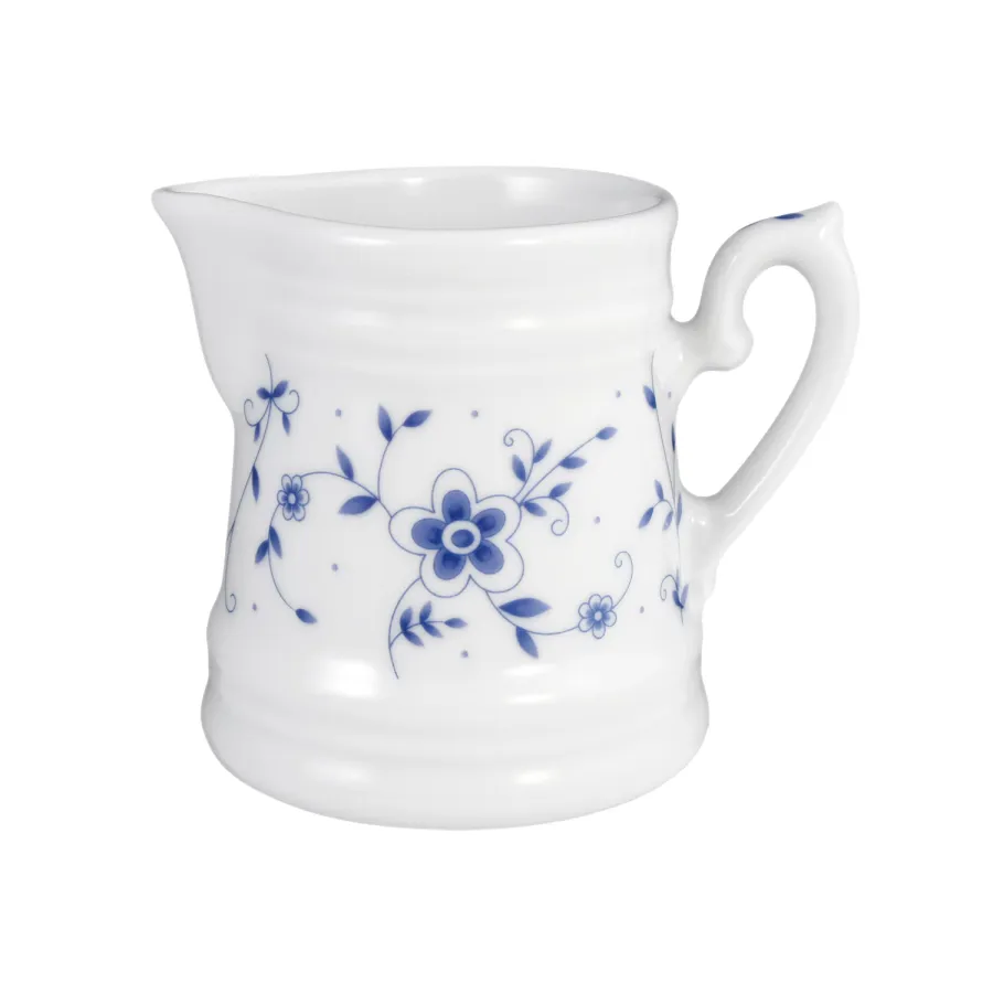obrazek 1 Wyjątkowy porcelanowy dzbanuszek do śmietanki zdobiony ozdobnym kwiatowym motywem w stylu klasycznym – Tettau