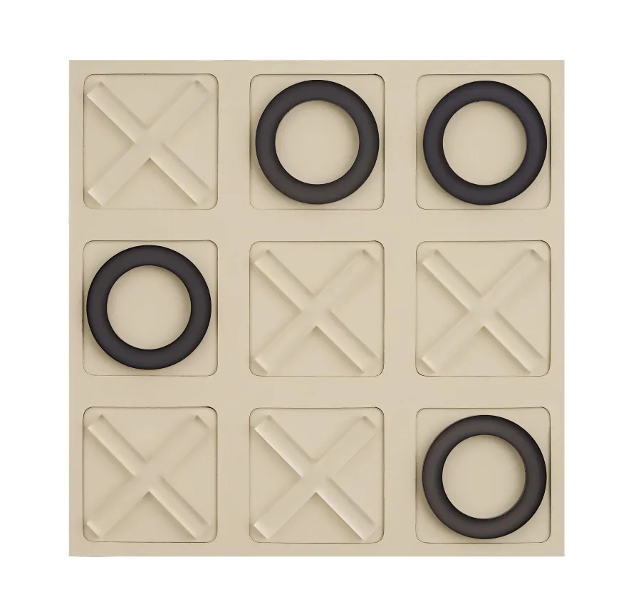 obrazek 1 Gra w kółko i krzyżyk z planszą w kolorze waniliowym