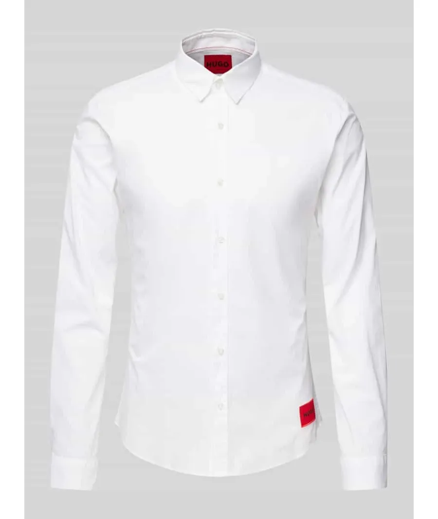 obrazek 1 Koszula casualowa o kroju regular fit z naszywką z logo model ‘Ero’