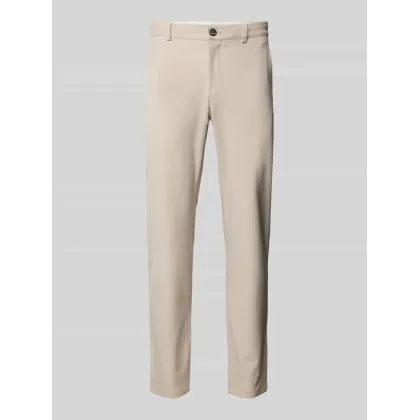 Zdjęcie Chinosy o kroju slim fit z fakturowanym wzorem model ‘ROBERT’
