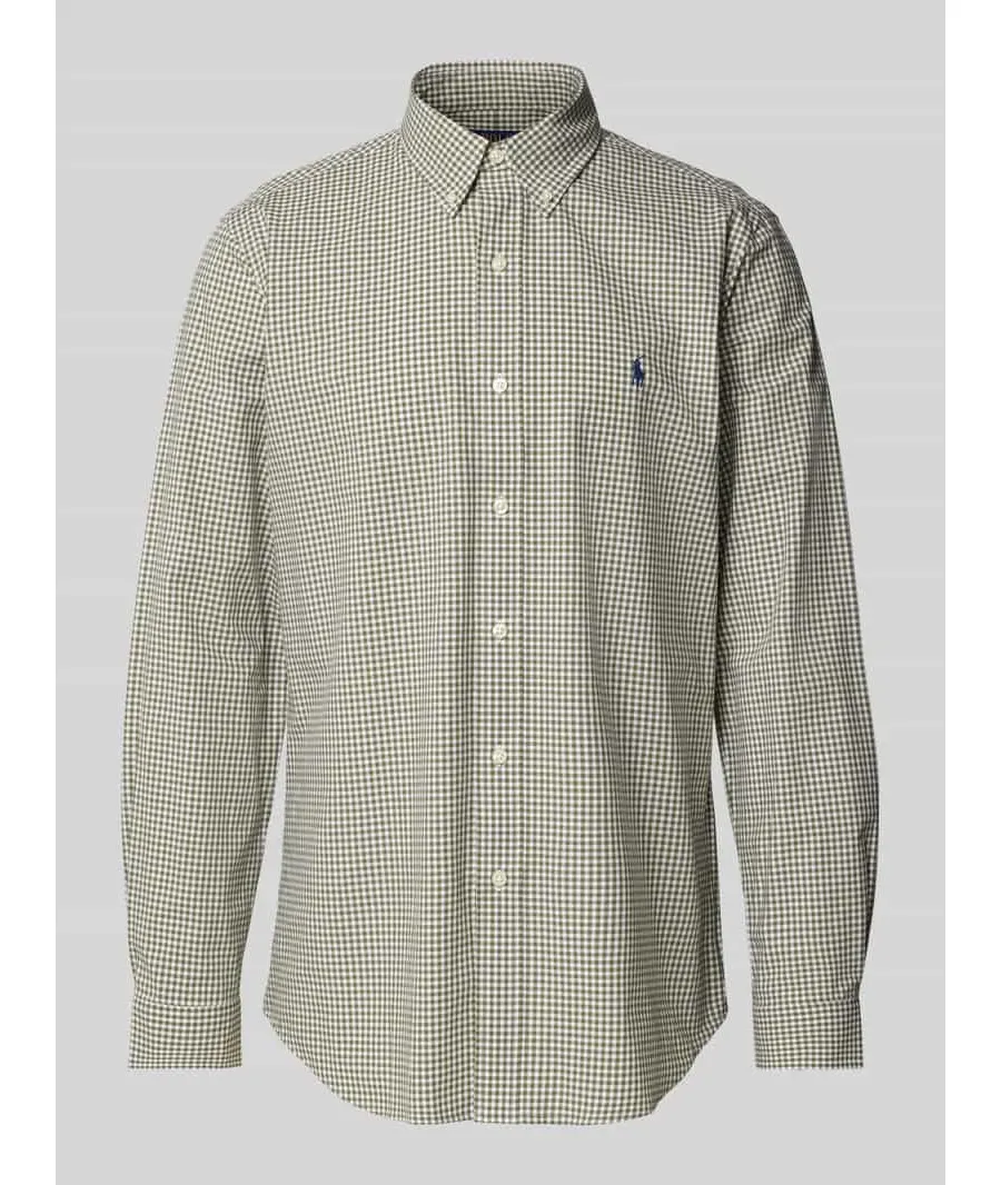 obrazek 1 Koszula casualowa o kroju custom fit z kołnierzykiem typu button down
