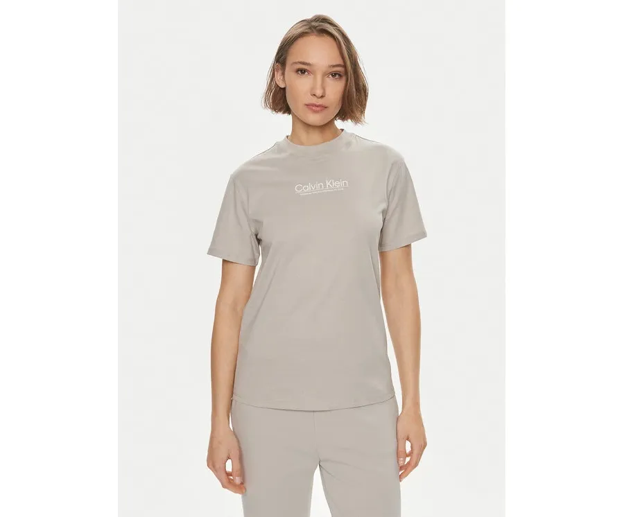 obrazek 1 Calvin Klein T-Shirt Coordinates K20K207005 Beżowy Regular Fit