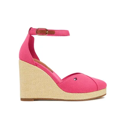 Zdjęcie Tommy Hilfiger Półbuty Flag High Wedge Espad Closed Toe FW0FW08494 Różowy