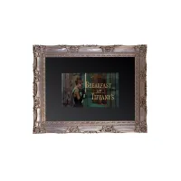 Zdjęcie Ekskluzywne lustro telewizyjne z drewna rzeźbionego CLASSICO - Collecion Alexandra