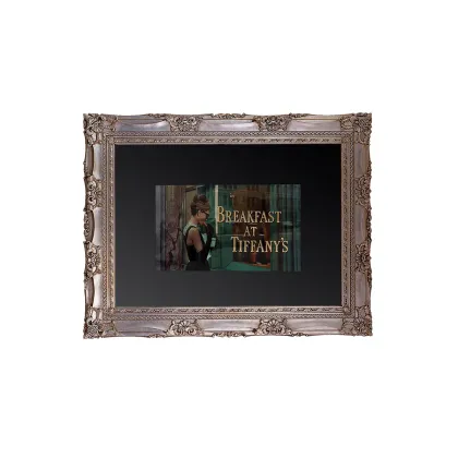 Zdjęcie Ekskluzywne lustro telewizyjne z drewna rzeźbionego CLASSICO - Collecion Alexandra