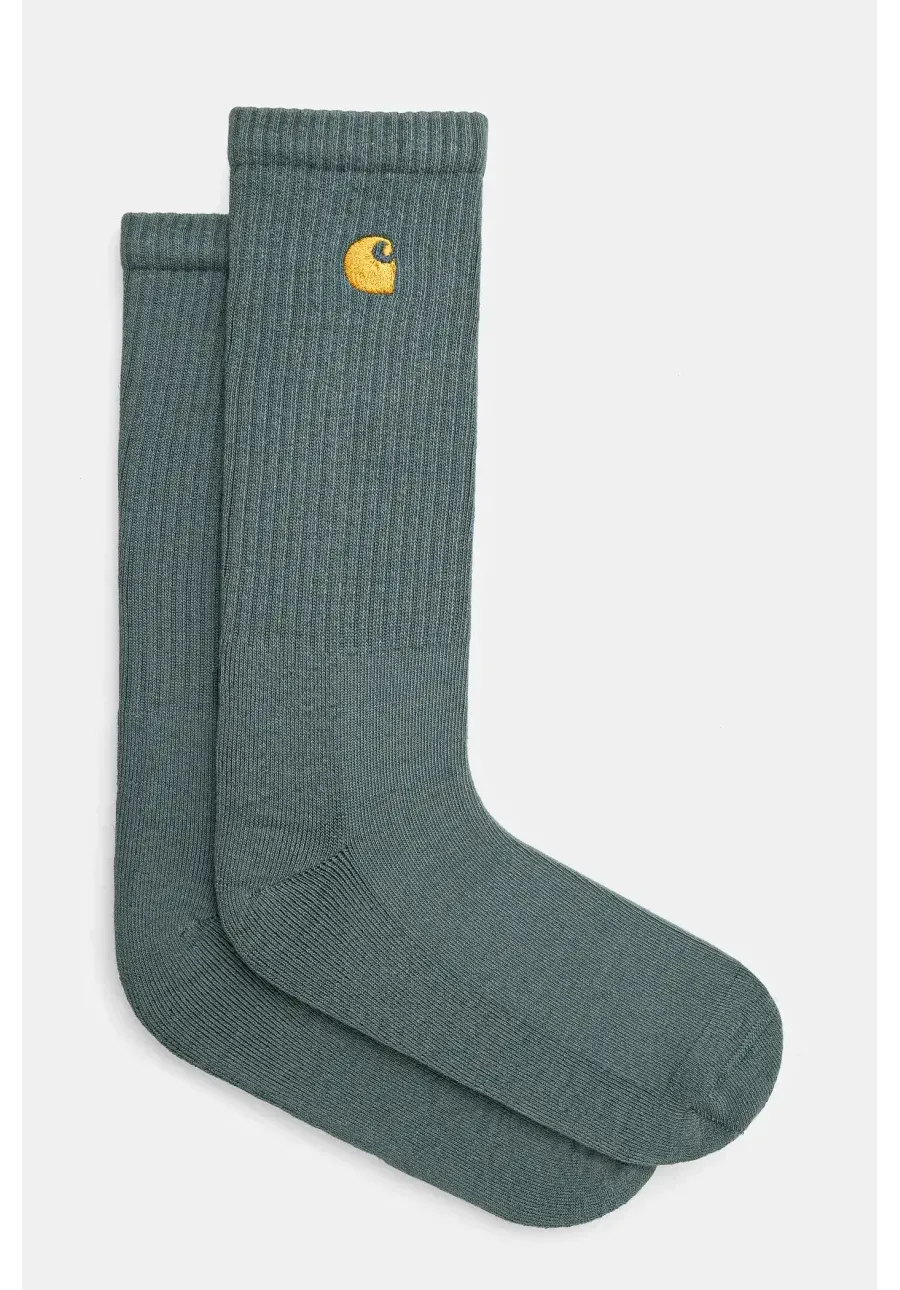 obrazek 1 Carhartt WIP skarpetki Chase Socks kolor zielony I029421.2N0XX