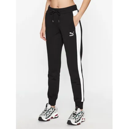Zdjęcie Puma Spodnie dresowe Iconic T7 530082 Czarny Regular Fit